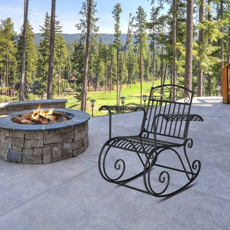 Patio Classic Iron Rocking Chair - Size E