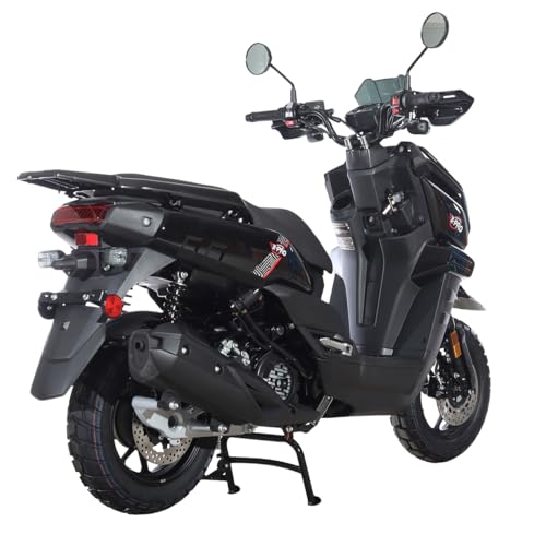 X-PRO Gas Adult Moped Tank 200 Gas Moped Street Bike,12" Wheels!