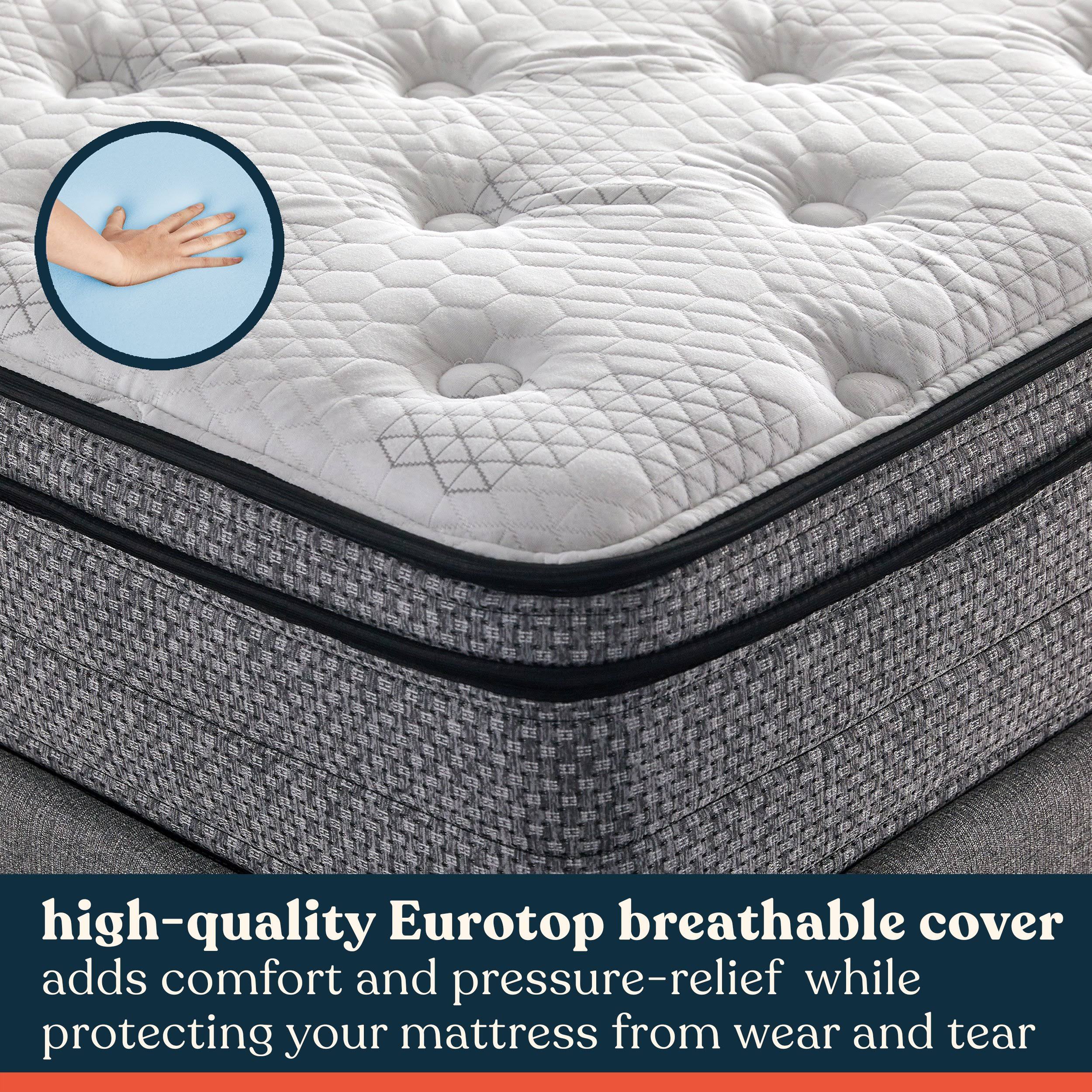 Early Bird Fusion 12 inch Hybrid Mattress, King, Supportive Memory Foam Comfort