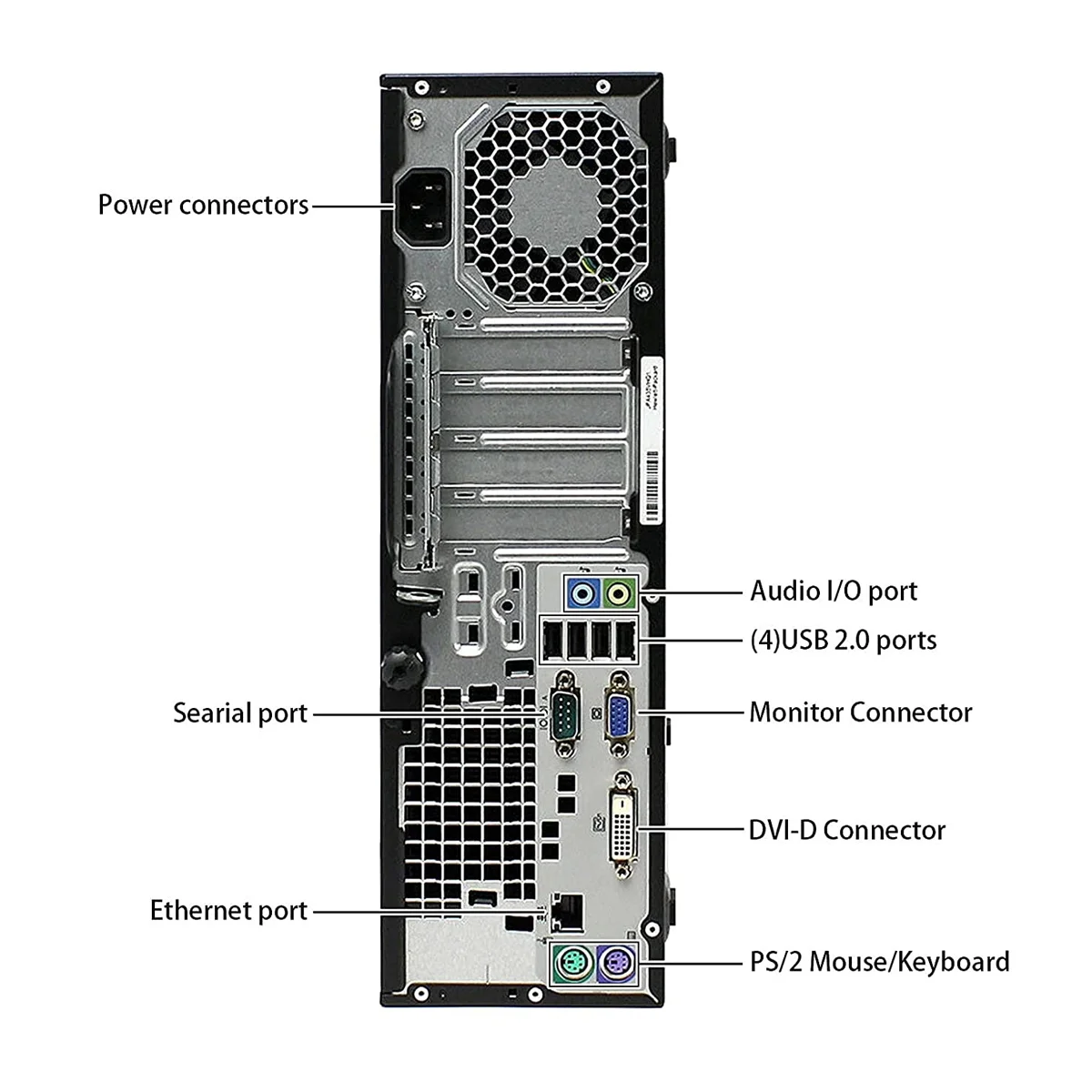 HP ProDesk 400 G1 SF Dual Core 3.4Ghz 8GB 256GB SSD Windows 10 PRO Desktop Computer PC