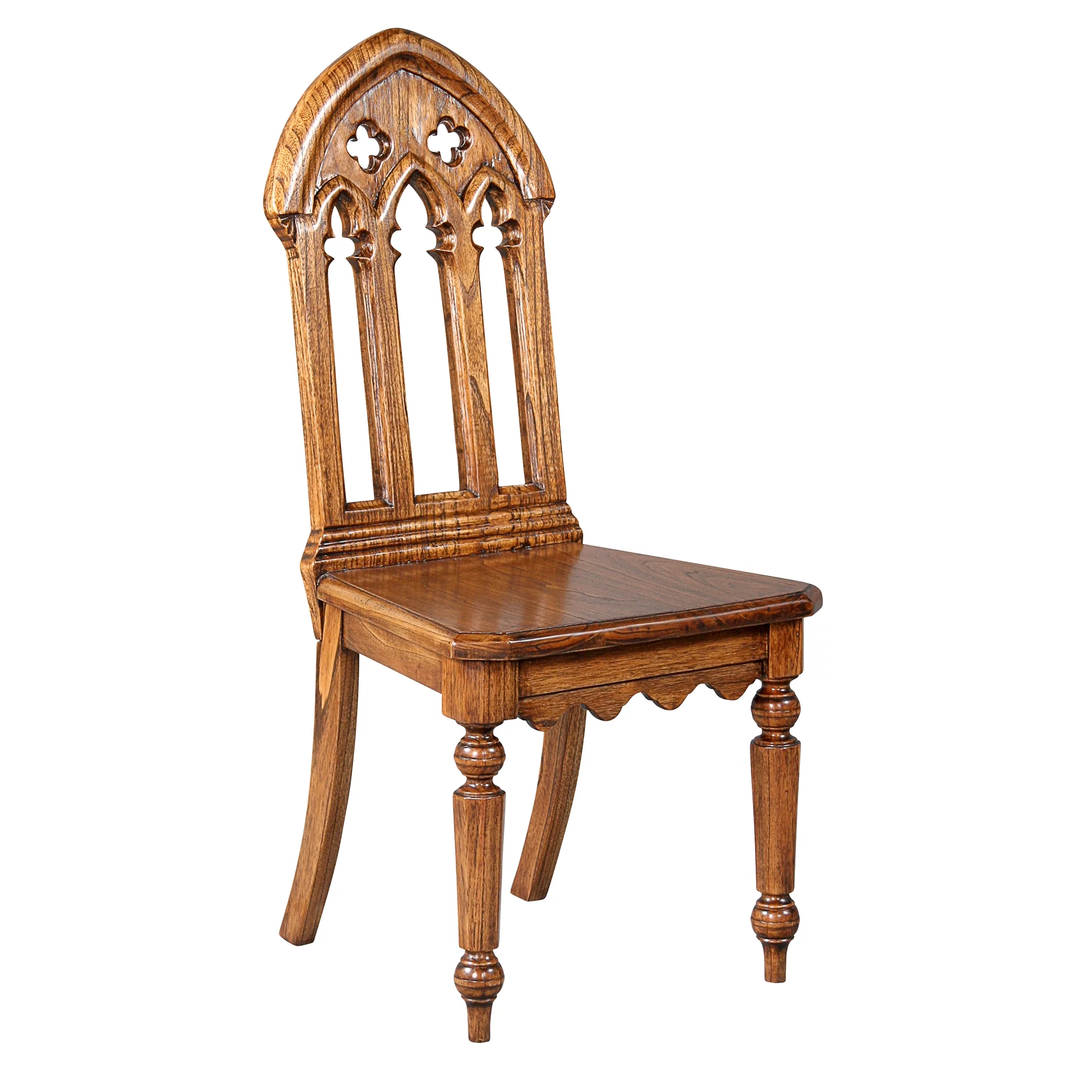 Design Toscano The Abbey Gothic Revival Chair: Set of Two