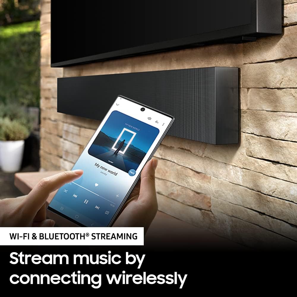 SAMSUNG HW-LST70T 3.0 Channel The Terrace Soundbar with Dolby 5.1 Ch and Optimized Sound with an Additional 1 Year Coverage by Epic Protect (2022)