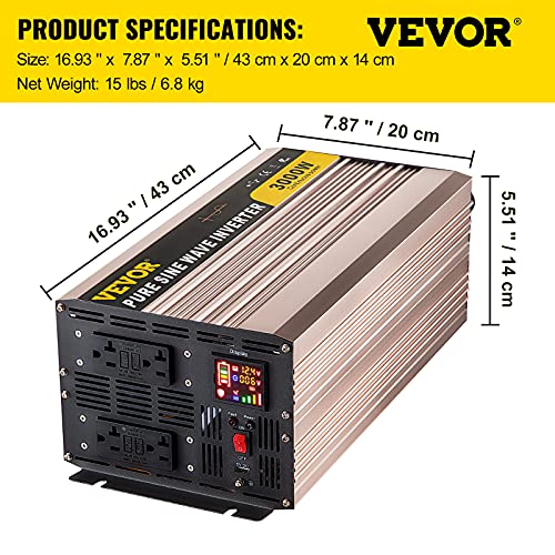 VEVOR Pure Sine Wave Inverter