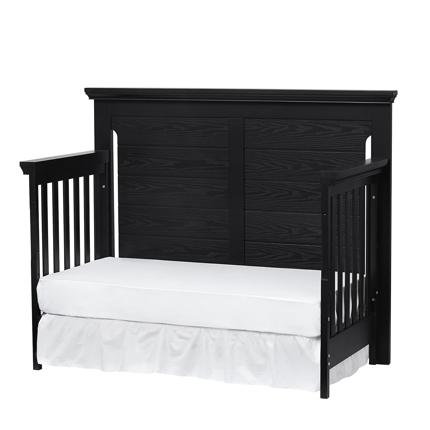 Baby Cache Overland 4 in 1 Convertible Crib in a Classic Heritage Black Finish