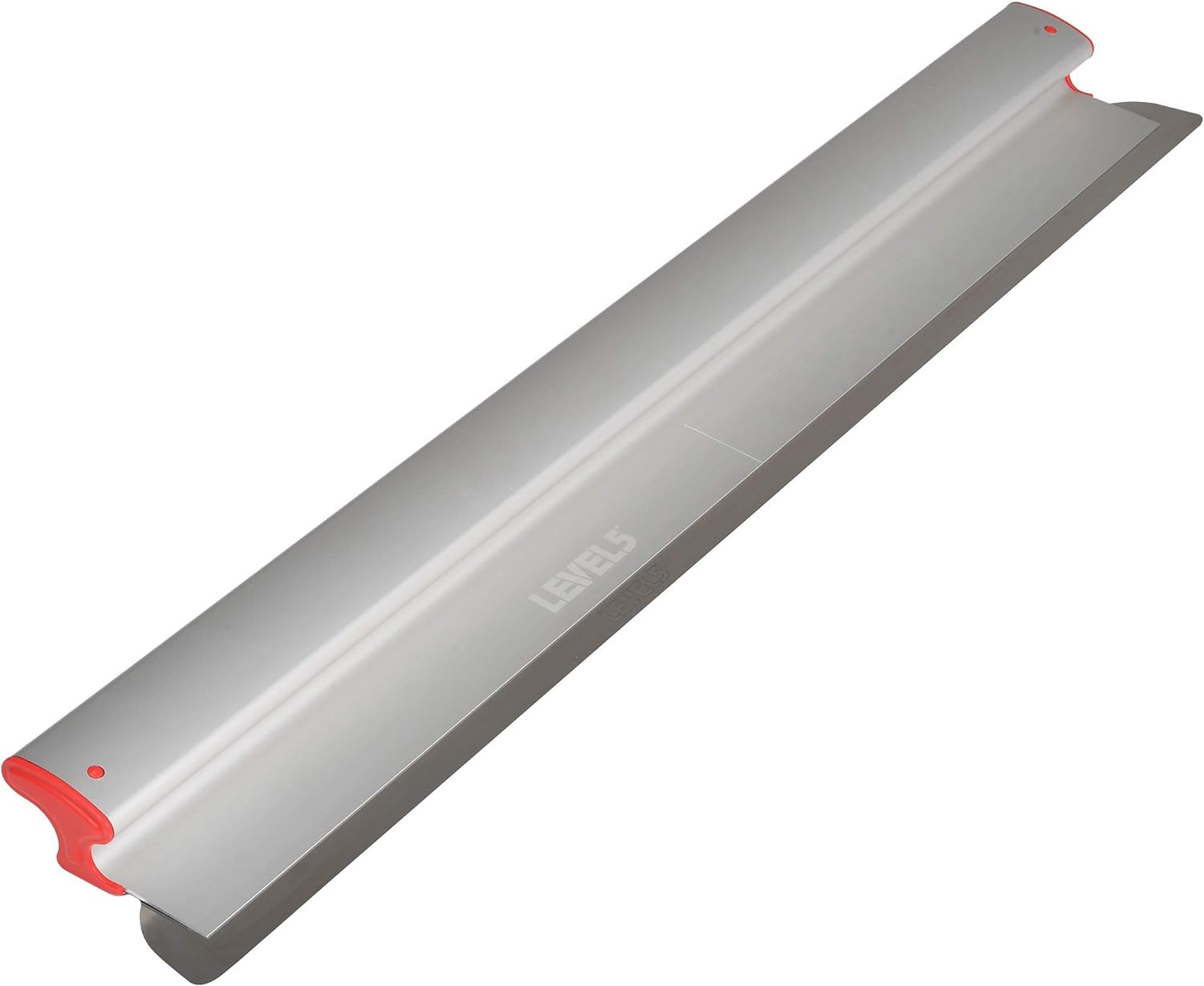 LEVEL5 14" Skimming Blade | Smoothing/Knock-Down Knife | Extruded Aluminum & European Stainless Steel Construction | High-Impact End Caps | Sheetrock Drywall Gyprock Wall-Board Plasterboard | 4-914