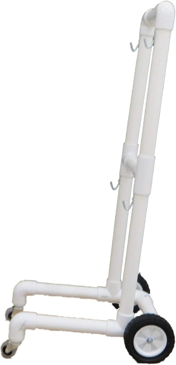 Recycling Cart – 4 Wheels – 1-1/2” PVC – Heavy Duty – Easy Assembly – No Tools Required – Florida Weatherproof