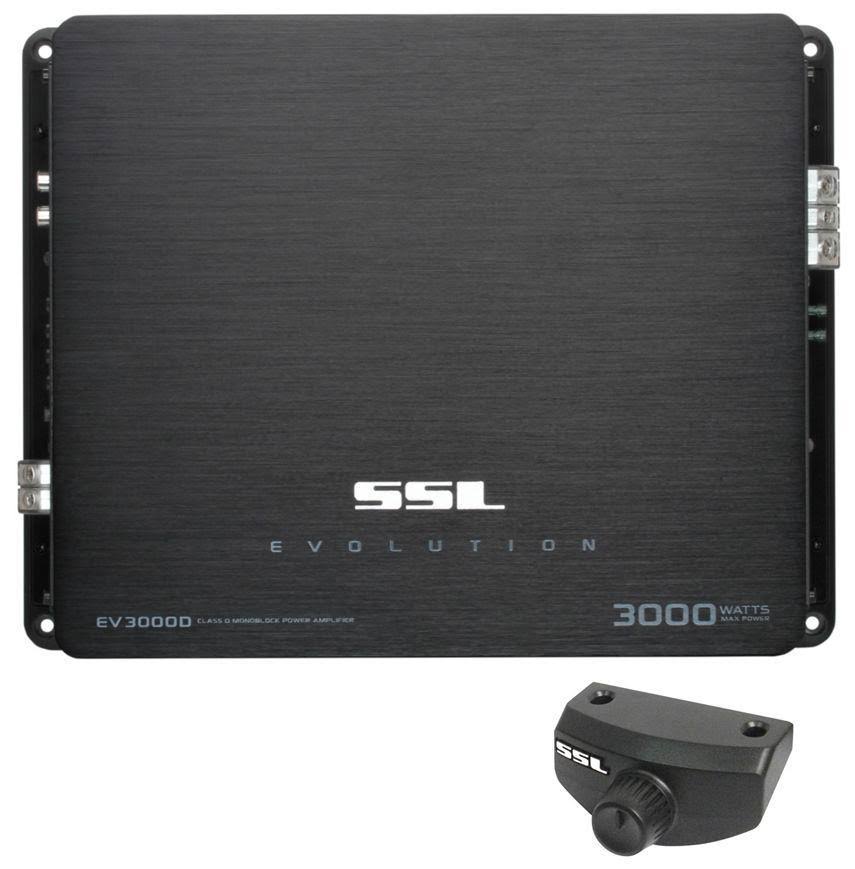 Sound Storm Evolution EV3000D Class D Mono Car Amplifier - 3000W