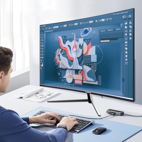 24 Inch Touchscreen Monitor, IPS FHD 1080P Touch PC Display, 100Hz, LED Backlit Multi-Touch Monitor, VESA, HDMI & VGA & USB Computer Touch Screen for Gaming, Business, Warehouse, Bar, Gym
