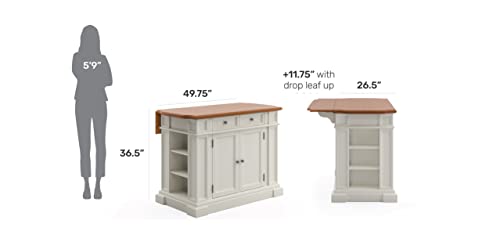 Homestyles Americana Gray Kitchen Island