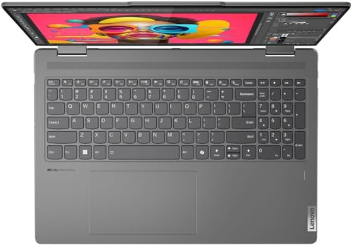 Lenovo Yoga 7 16 2-in-1 AI PC Laptop | 16" FHD+ IPS Touch (Glossy) | Intel 12-core Ultra 7 155U | 16GB DDR5 2TB SSD | Backlit Fingerprint Thunderbolt4 Win11Pro Grey + HDMI Cable