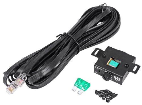 Rockville RV10.2B 1000w Dual 10" Car Subwoofer Enclosure+Mono Amplifier+Amp Kit