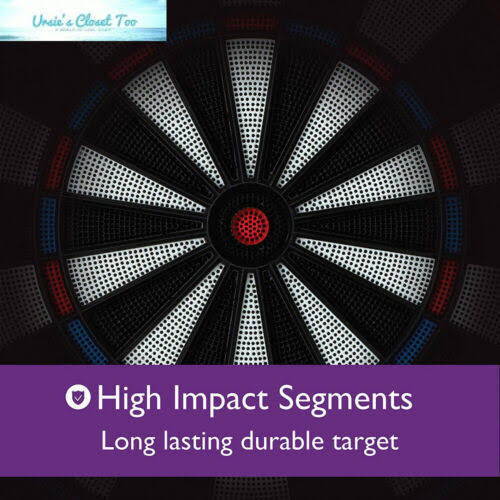 Fat Cat Electronx Electronic Soft Tip Dartboard with Cabinet