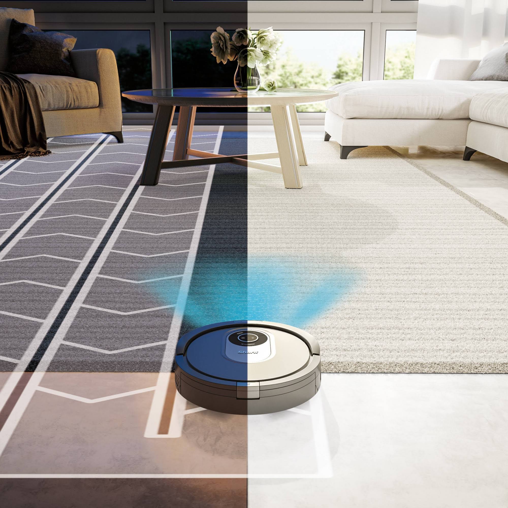 Shark AI Wi-Fi Connected Robot Vacuum with Advanced Navigation -RV2011