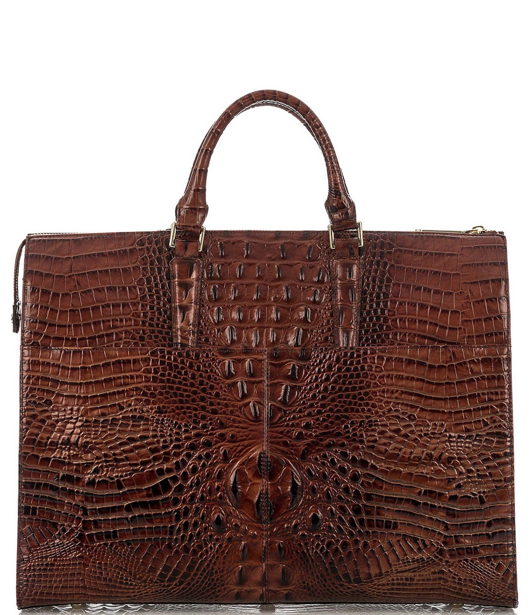 Brahmin Pecan Melbourne Business Tote - Pecan