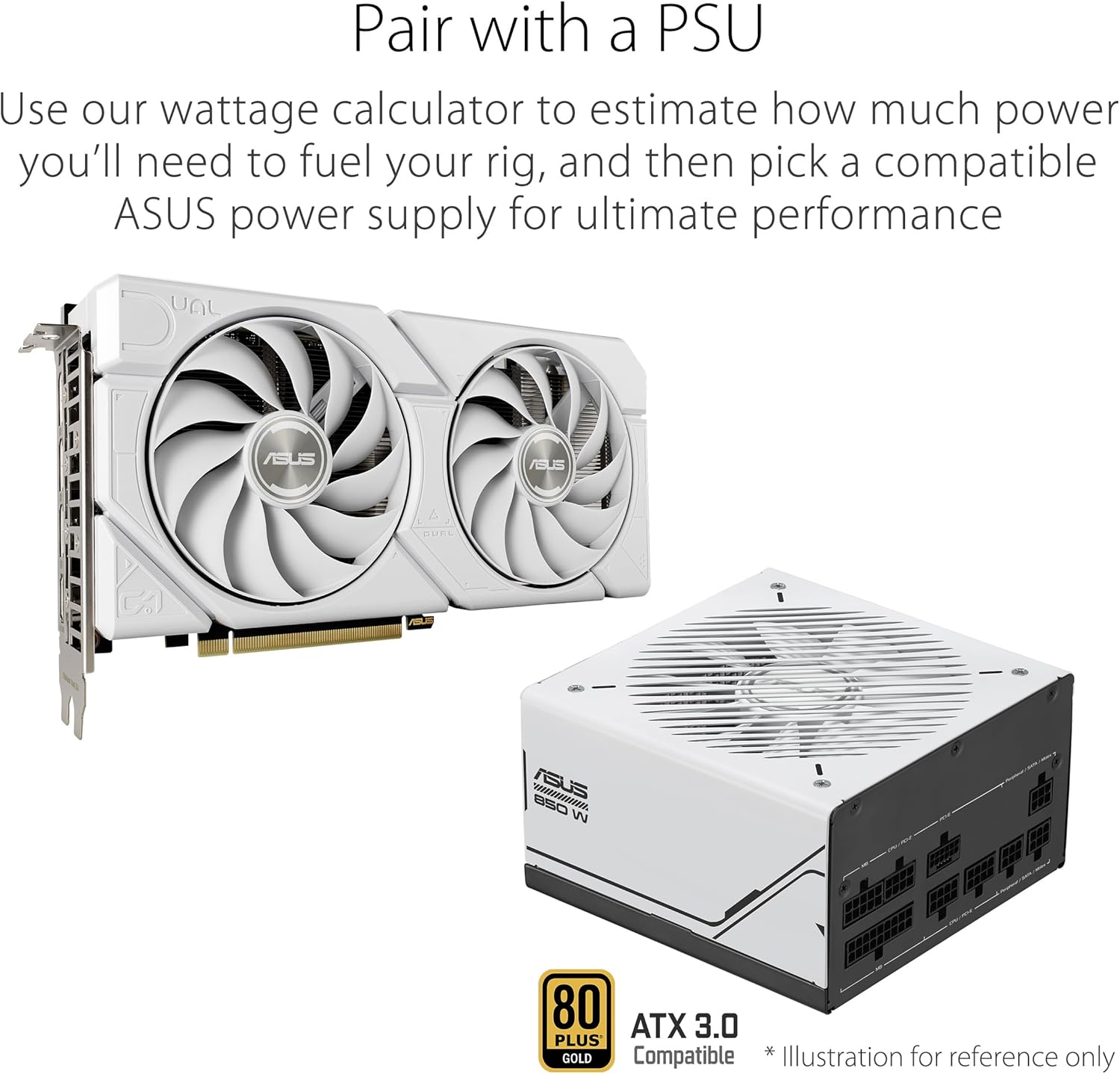 ASUS Dual GeForce RTX™ 4070 Super EVO White OC Edition (PCIe 4.0, 12GB GDDR6X, DLSS 3, HDMI 2.1a, DisplayPort 1.4a, 2.5-Slot Design, Axial-tech Fan Design, Dual BIOS)