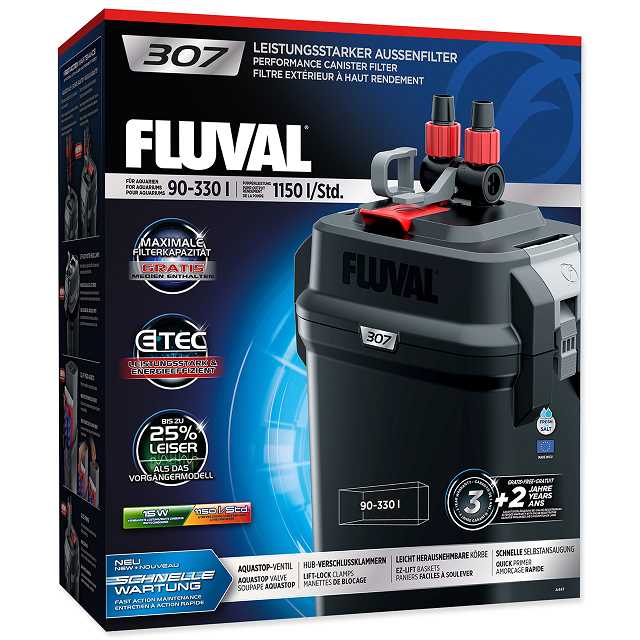Fluval 307 Perfomance Canister Filter - for Aquariums Up to 70 Gallons - Aquarium Canister Filter - Pet Supplies online store