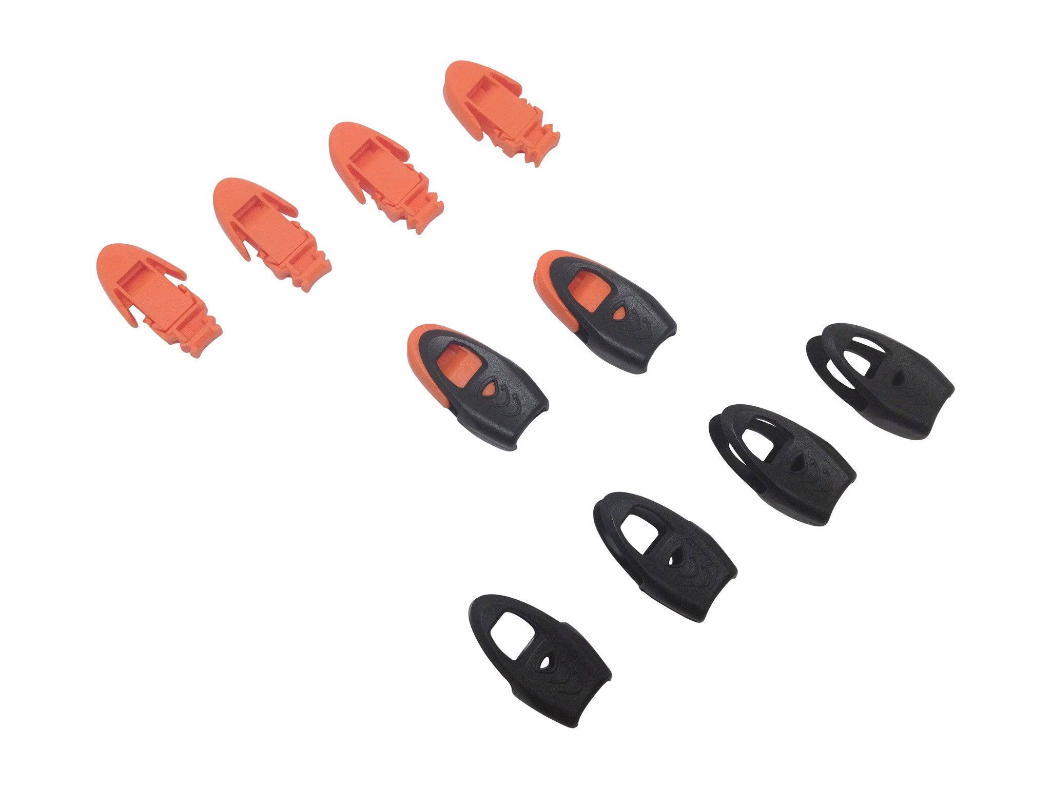 Ravenox Aerowave Whistle Zipper Pull | Cord End for Zipper Pull Black / 100 Pack