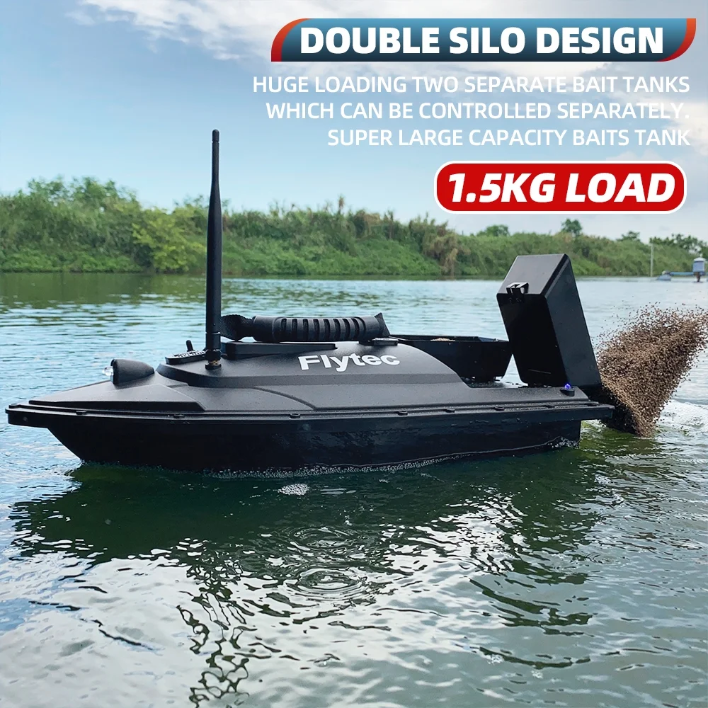 Bait Boat for Surf Fishing- 500M/546 Yards Remote Control  Fishing Boat with GPS- 3.3LBS Loading Bait Boat for Carp Fishing Hook with LED Light for Fishing