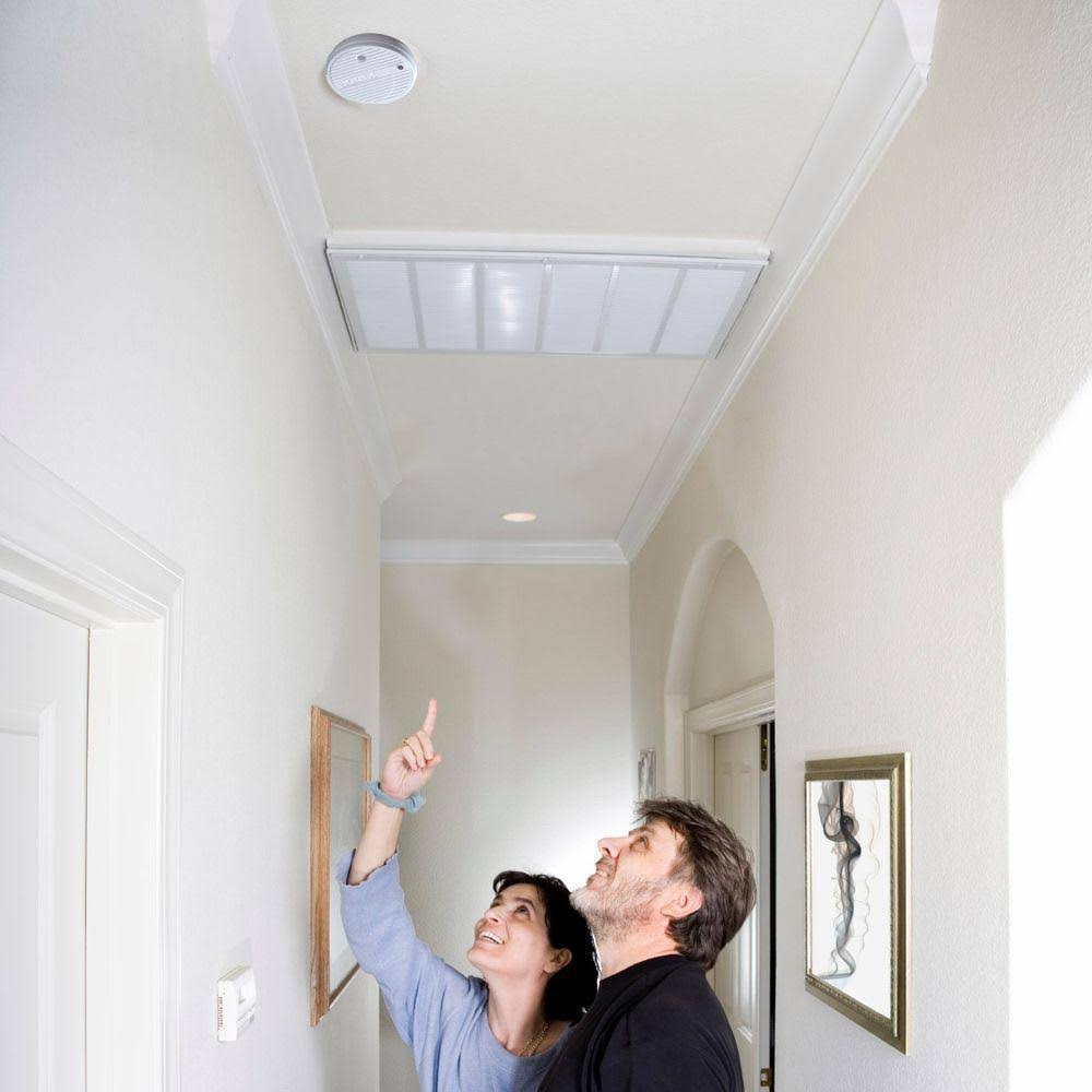 Kidde Firex Hardwired Smoke Detector with Ionization Sensor, 9-Volt Battery Backup, and Front Load Battery Door (12-Pack) i4618