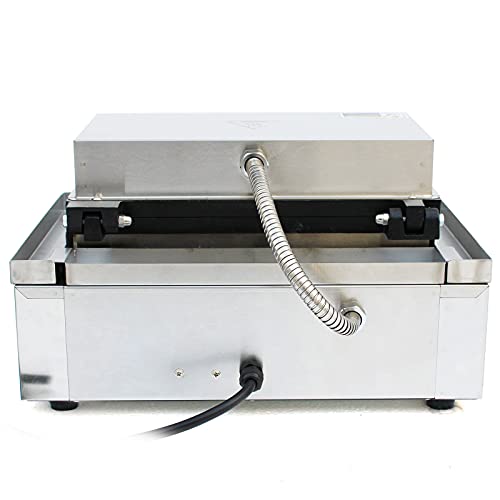 Commercial Waffle Maker Electric Baker Machine Waffle Bites Maker Bubble Waffle Ball Machine Electric Baking Pan Machine Fast Heating Uniform Temperature Non-Stick Pan Energy Saving