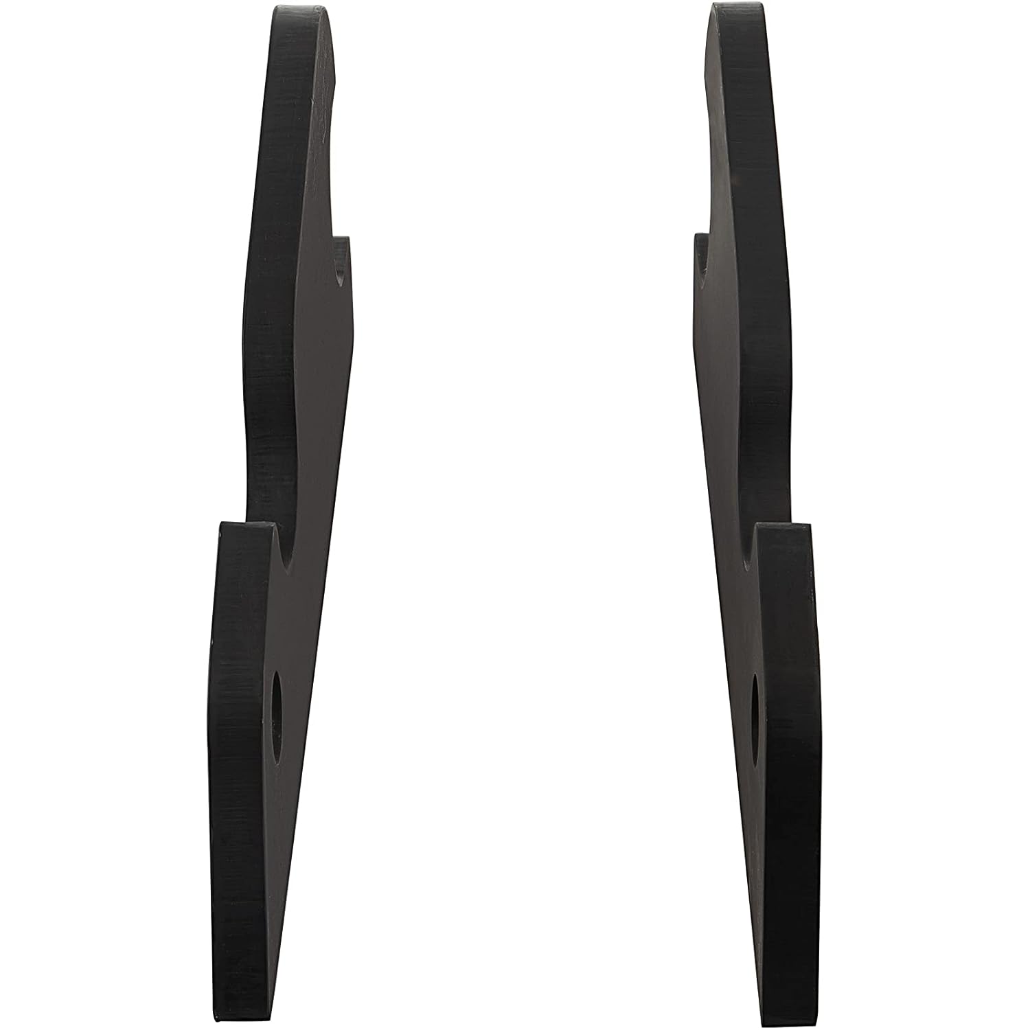 VEVOR Quick Attach Bucket Ears, 3/4 Thickness Excavator Bucket Ears, 2pcs Bucket Ears Attachment, Black-Coating Steel w/Precise Metal Craft, Compatible with KX040 KX71 KX91 KX121