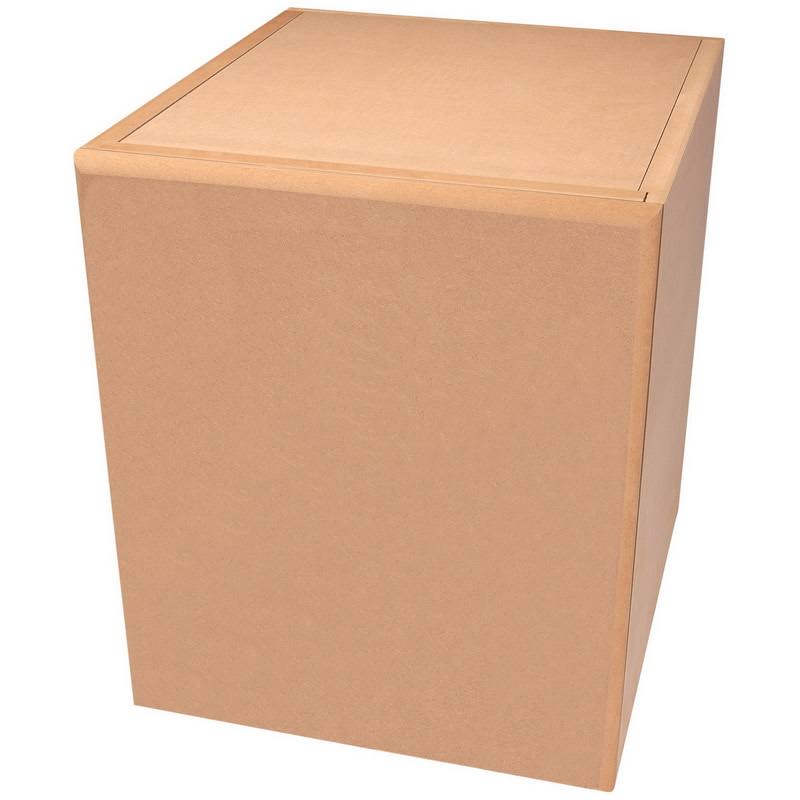 Denovo Audio Knock-Down MDF 2.0 Cu. ft. Subwoofer Cabinet