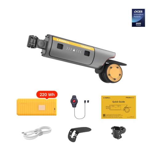 LIVALL PikaBoost 2 E-Bike Rear Wheel Conversion Kit with 220Wh Battery, Electric Bike Conversion Kit with LED & App Control for Road Bikes