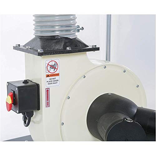 SHOP FOX W1685 1.5-Horsepower 1,280 CFM Dust Collector