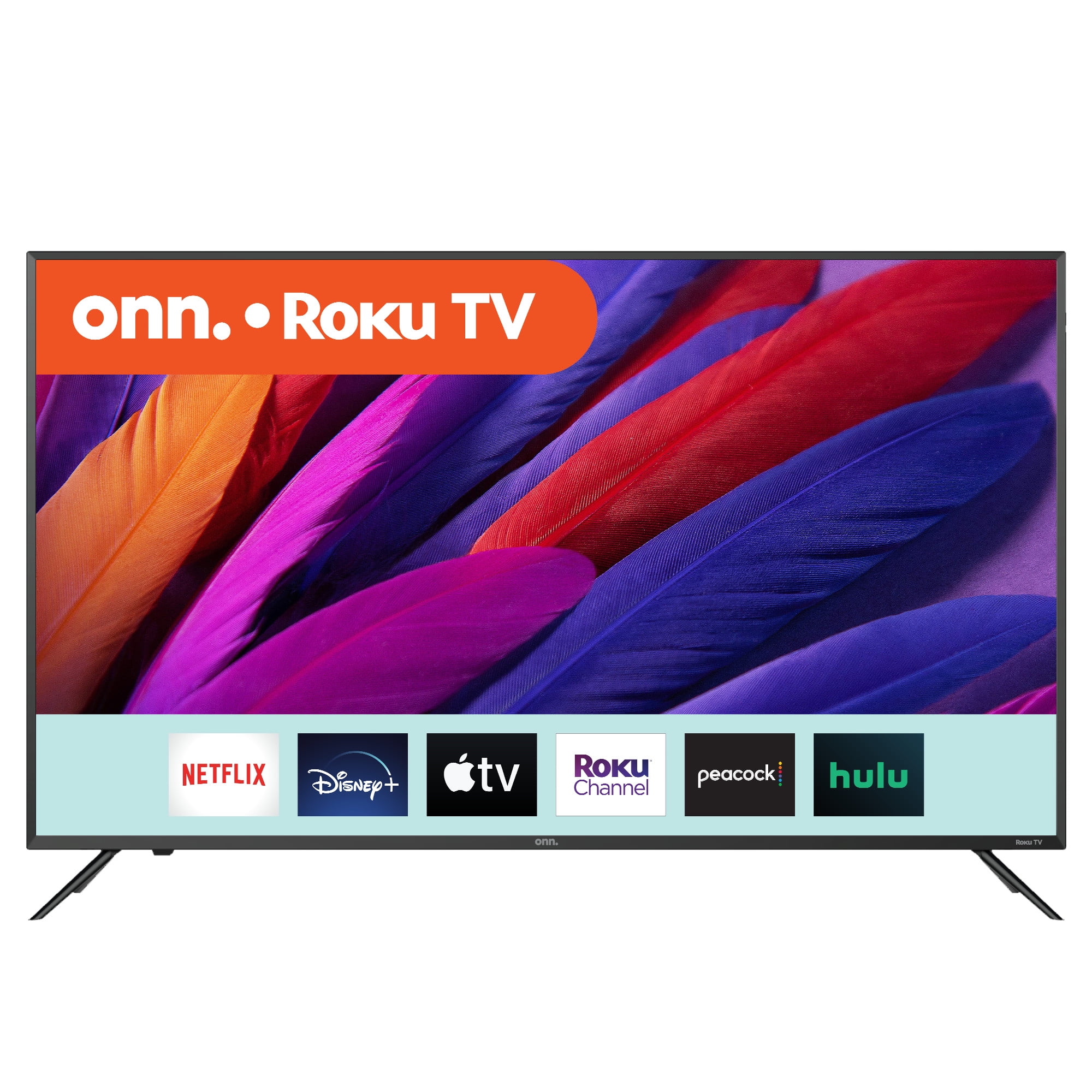 onn. 50” Class 4K UHD (2160P) LED Roku Smart TV HDR (100133204)