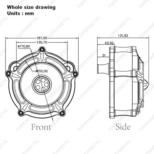 For harley davidson Sportster Air Cleaner filter street road glide M8 softail dyna 103 107 air intake Road King touring