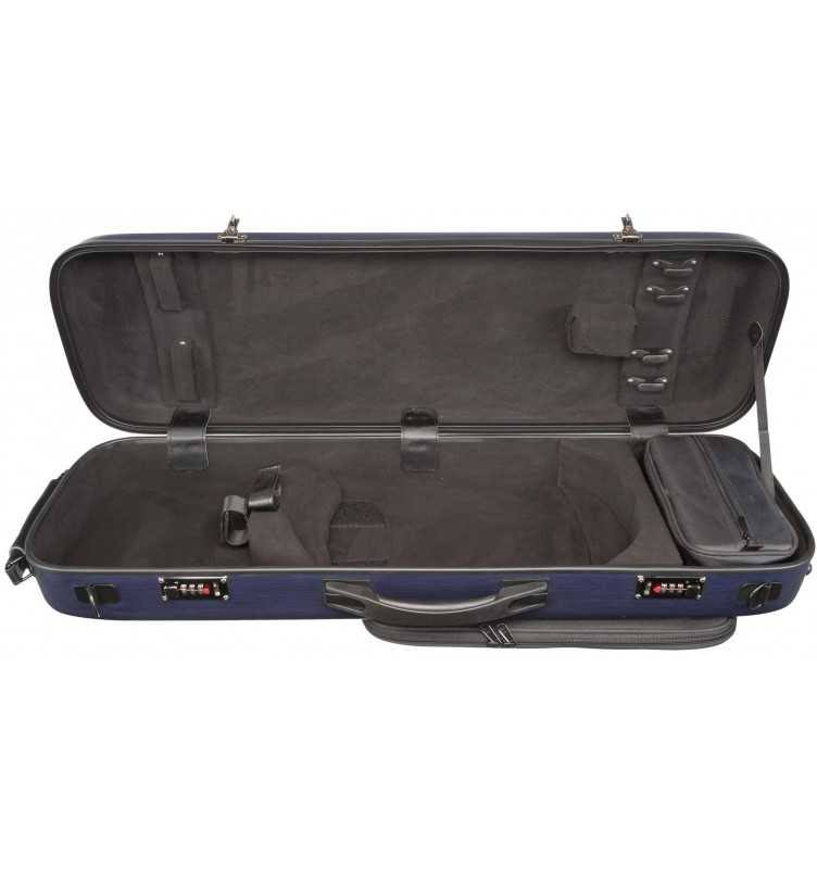 Core CC450 Oblong Scratch-Resistant Violin Case Black