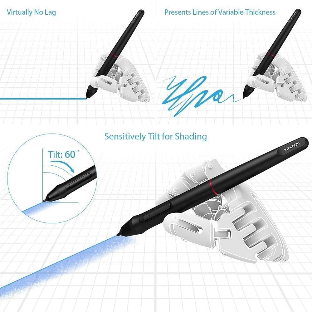 XP-PEN Artist 15.6 Pro Drawing Tablet with Screen Computer Graphics Tablet 120% sRGB with 8192 Levels Tilt Function Battery-Free Stylus & Shortcuts Stickers