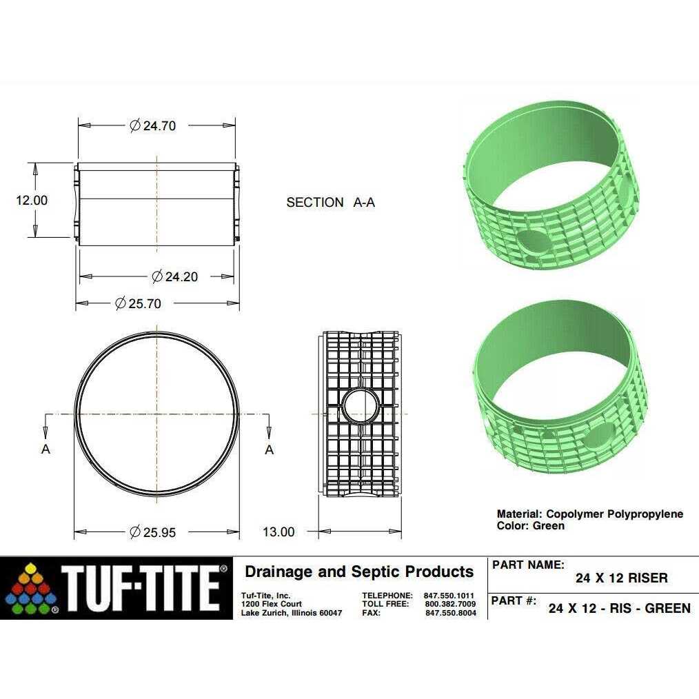 Tuf-Tite Septic Tank Riser - Shop Hardware Tools Online Store