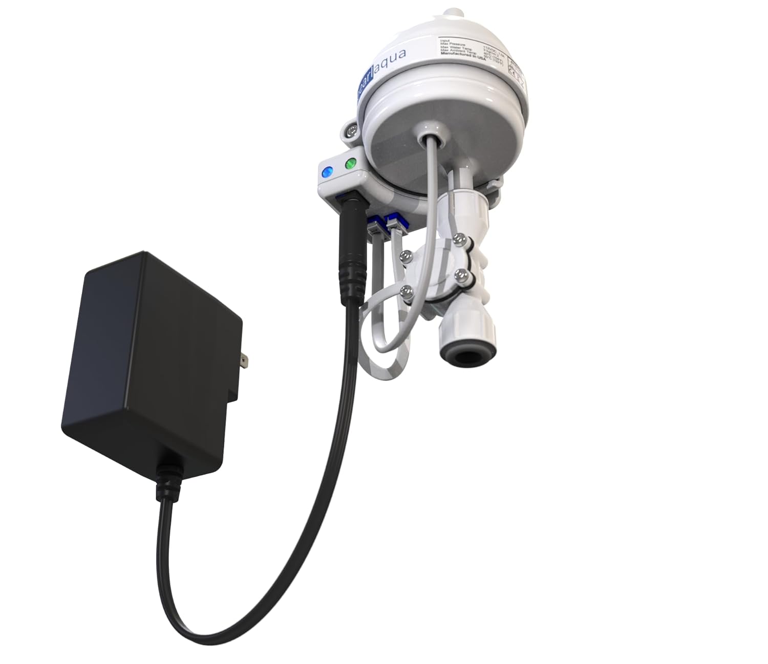 PearlAqua AutoMate 12C UV-C LED Water Filtration System, 99.99% Pathogen Reduction, Flow Rate 2 GPM, Instant On/Off, 2 Year Warranty