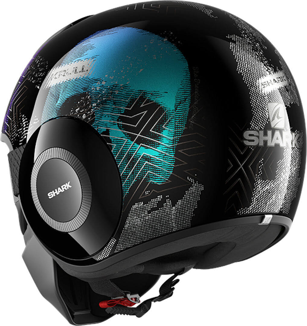 Shark - Helmet Street-Drak Krull Black / Green / Glitter - Size L