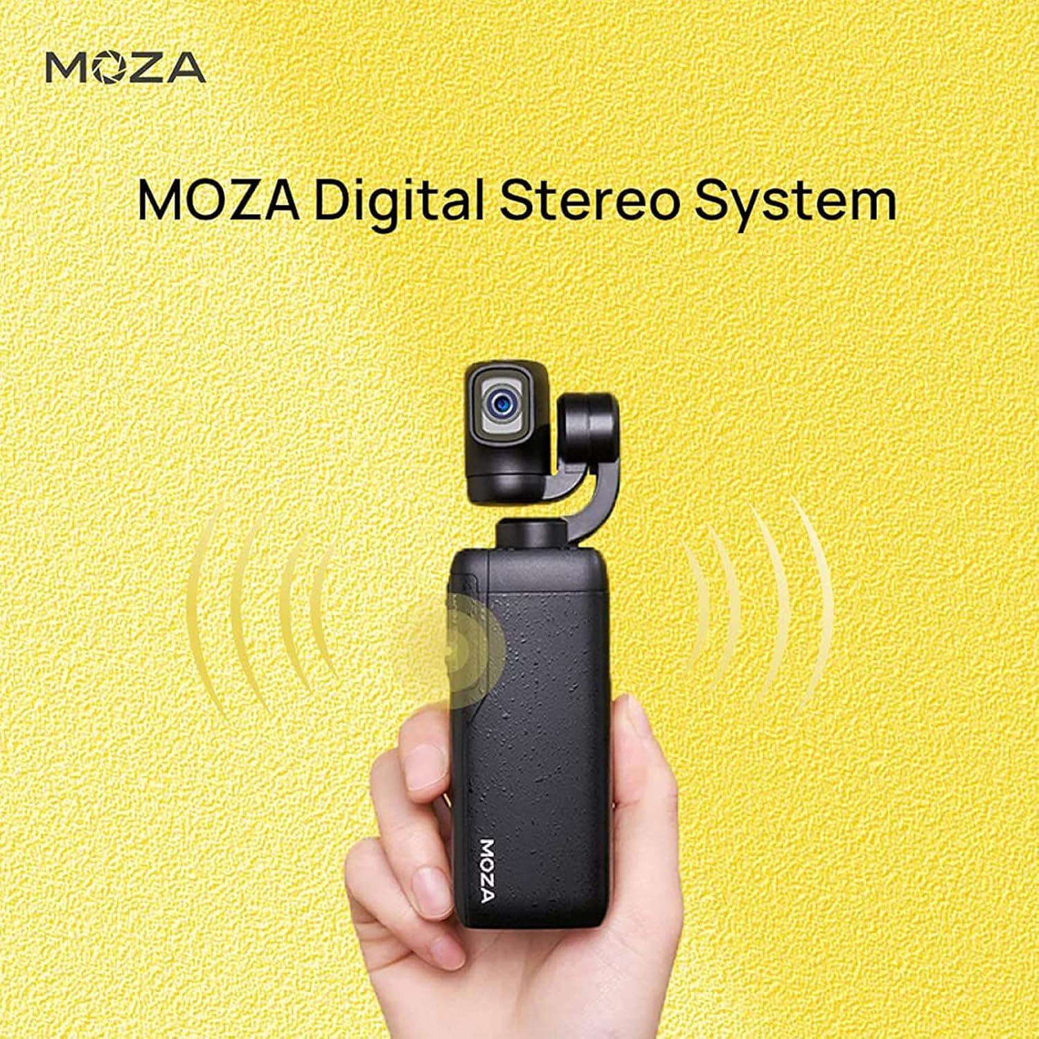 MOZA Pocket Gimbal Camera - Mini Handheld Sports Camera 3-axis Anti-Shake Gimbal 4K Gimbal Camera