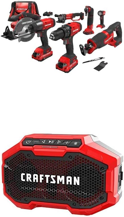 CRAFTSMAN V20* Cordless Drill Combo Kit, 7 Tool (CMCK700D2)