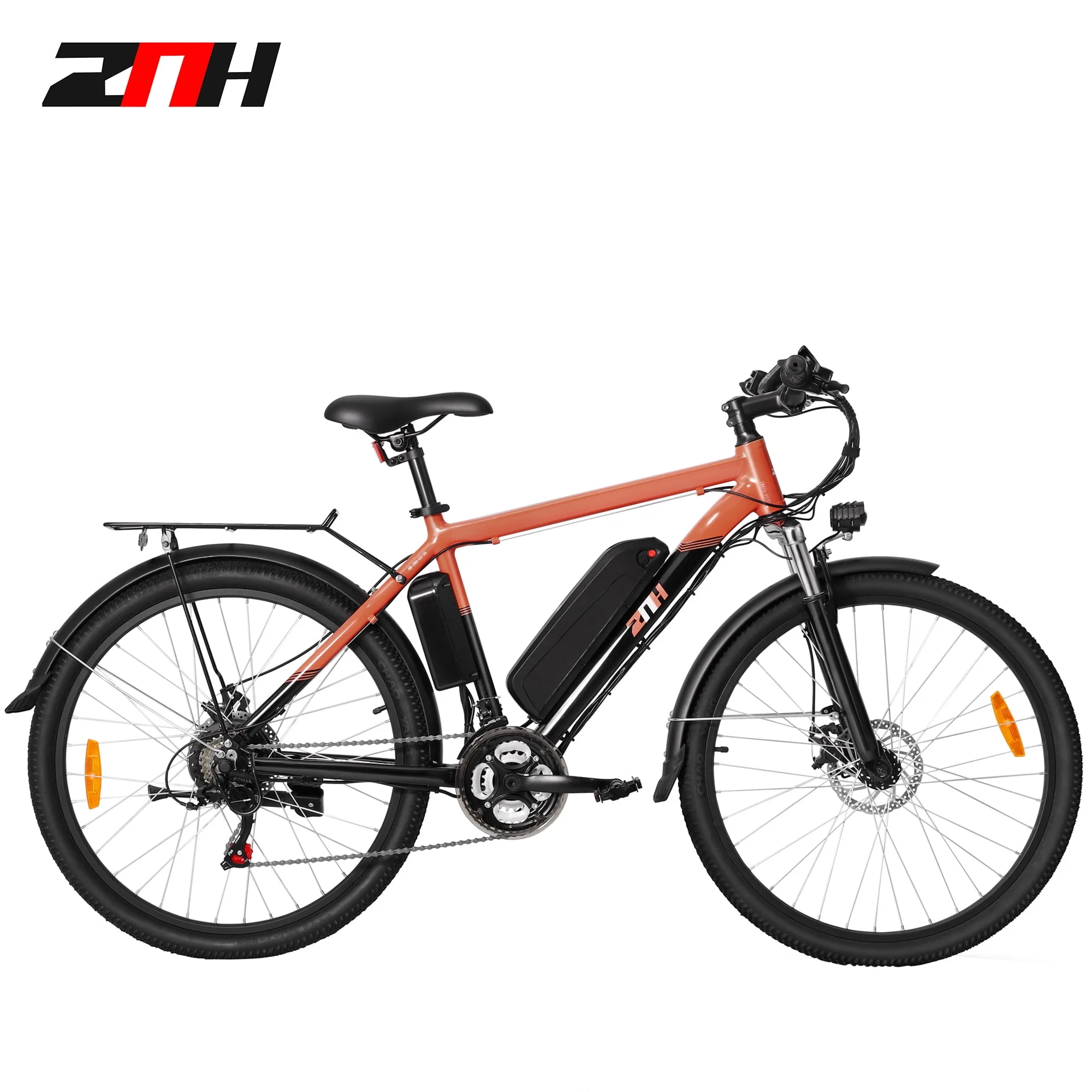 ZNH Electric Bike 26 Electric Mountain Bicycles 350W Motor E bike 21 Speed 36V 10Ah Electric Commuter Bike 20MPH Black Electric Bicycle Ebike