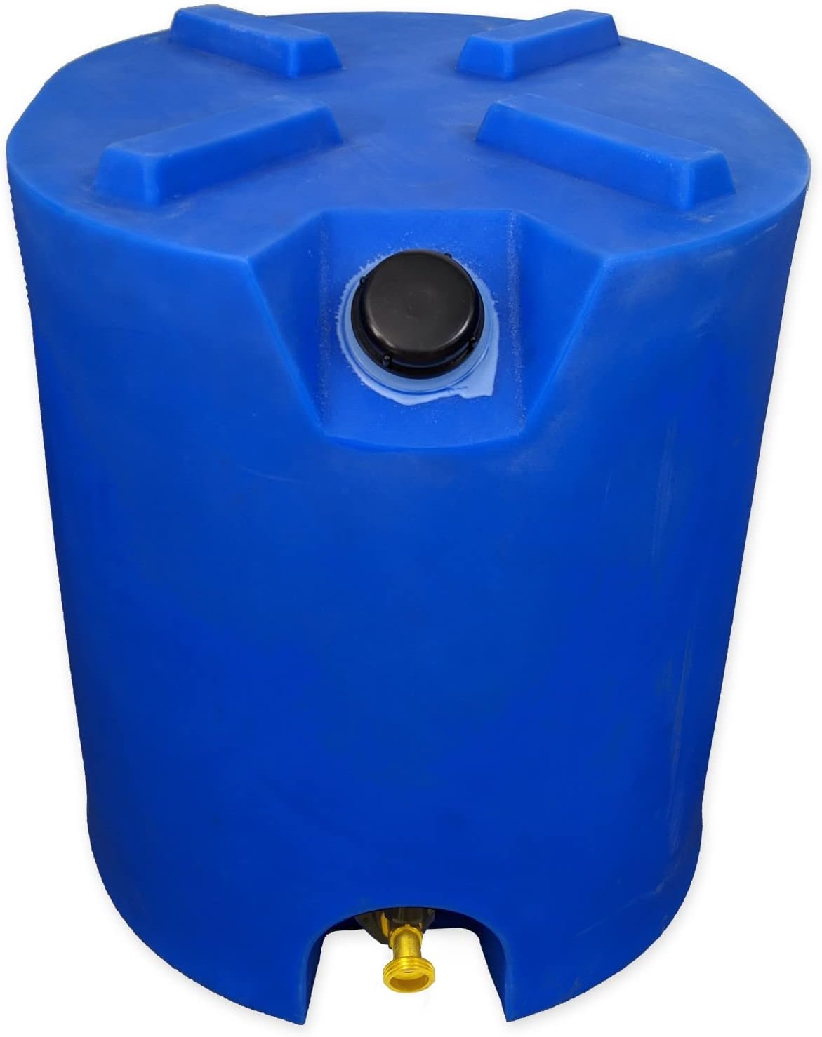 30 Gallon Stackable Emergency Water Storage Tank - 2 Tanks & Water Treatment Kit- BPA Free Food Grade Plastic - Survival Supply Barrel - Portable & Reusable