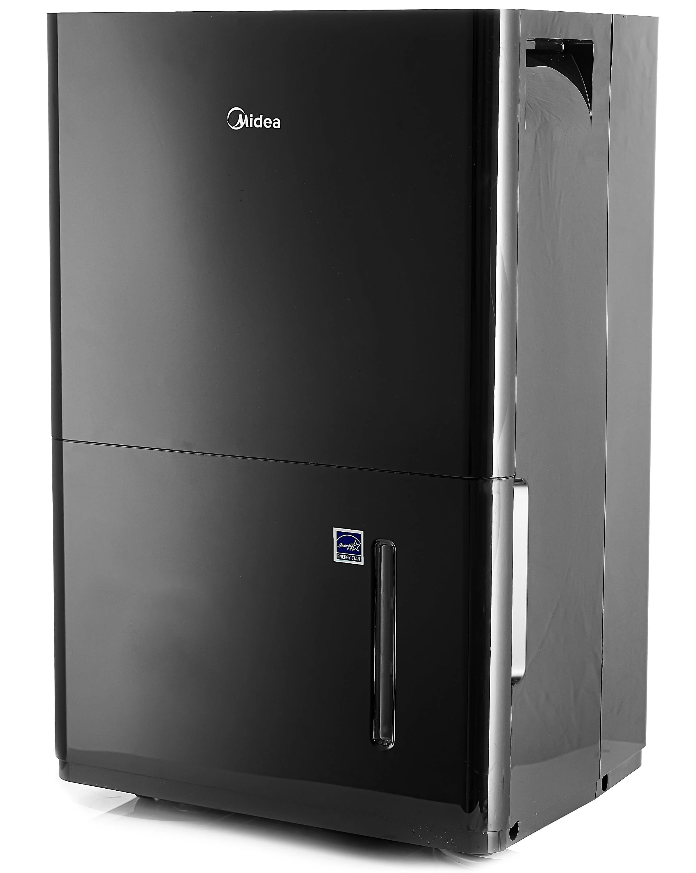 Midea 50-Pint Smart Dehumidifier with Pump - Wet Rooms, Energy Star, For Areas up to 4,500 Sq. ft., Black, MAD50PS1WBL