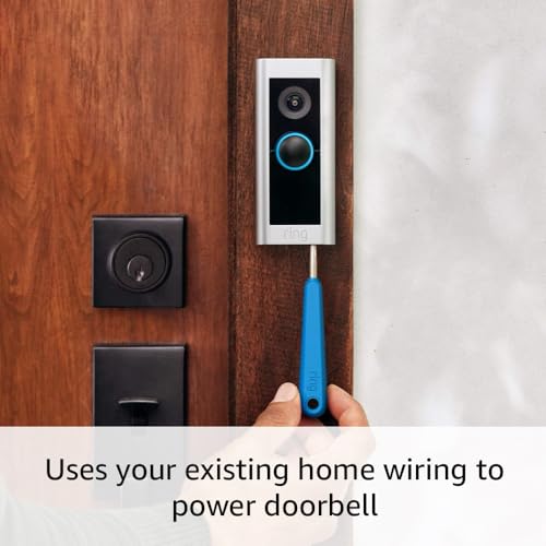 Ring Wired Doorbell Pro (newest model) – Best-in-class with cutting-edge features (existing doorbell wiring required)