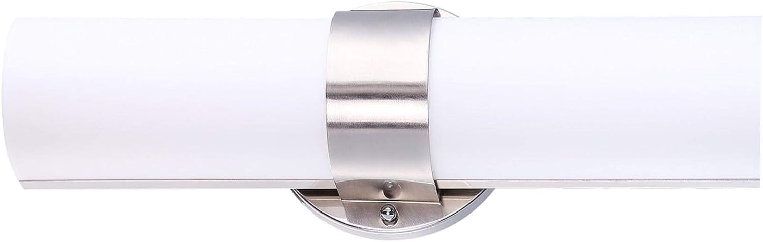 Ultralux 18 Inch Classic LED Wall Vanity Light For Bathroom – 23W, 3000K Damp Location Approved Bathroom Lights Over Mirror, Bright 1200 Lumens Brushed Nickel Finish Bathroom Wall Mount TRIAC Dimmable