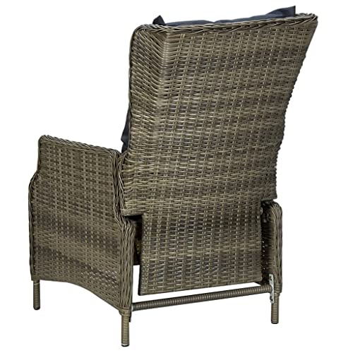 7 Piece Patio Dining Set Outdoor Dining Patio Dining Table,Patio Furniture Patio Table and Chairs for Patio,Deck,Balcony,Garden,Lawn Brown