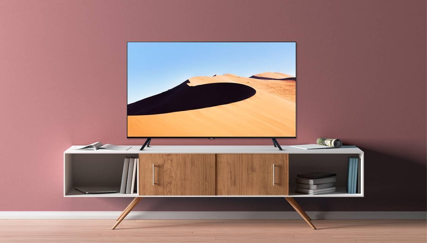 SAMSUNG 65-Inch Class TU690T Series LED Cristal 4K UHD Smart Tizen TV HDR Bluetooth Game Enhancer PurColor Compatible with Alexa Google & Assistant (Renewed)