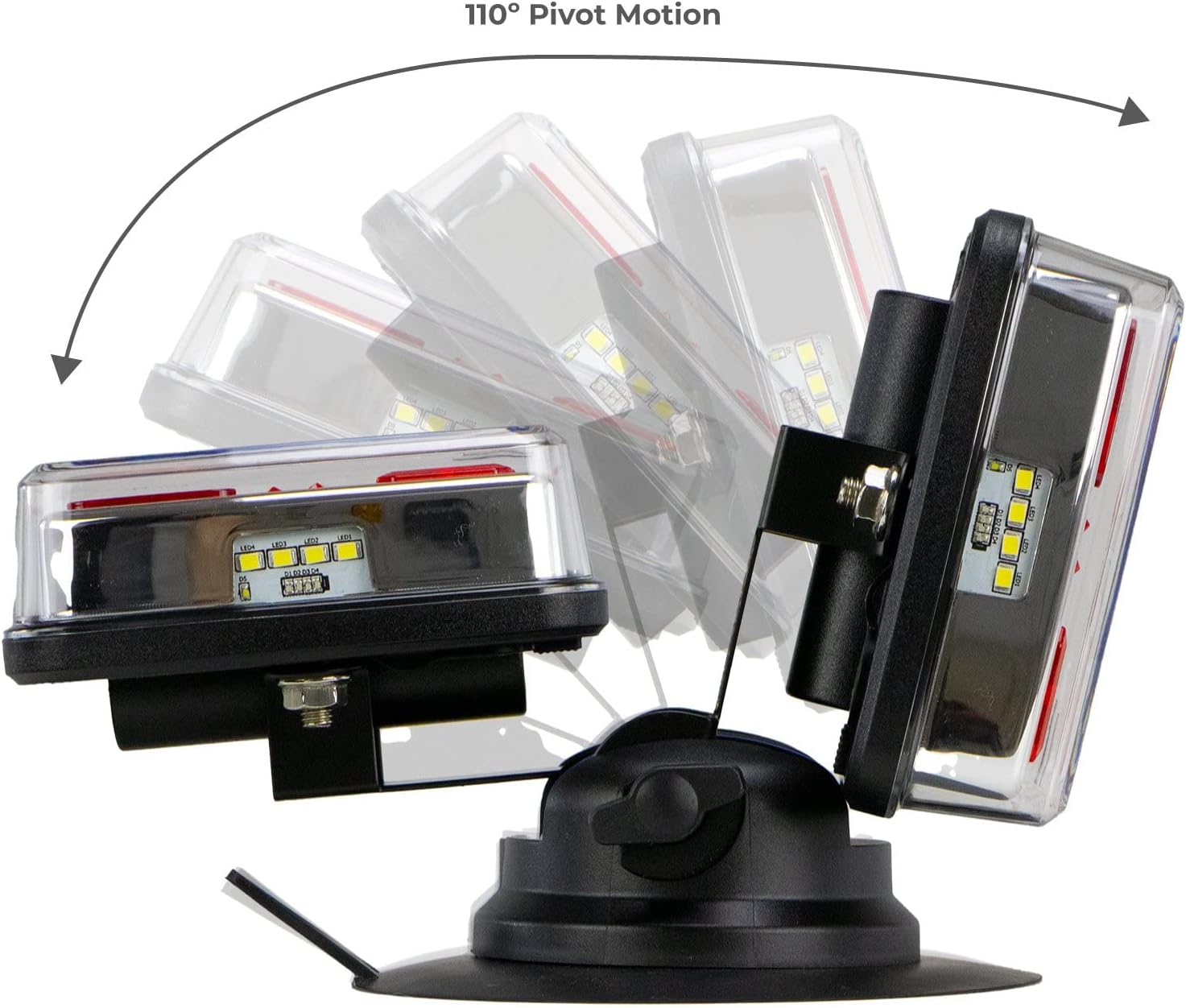 VULCAN Wireless LED Towing And Trailer Light Kit For Trucks, Trailers, RVs, SUVs And Boats