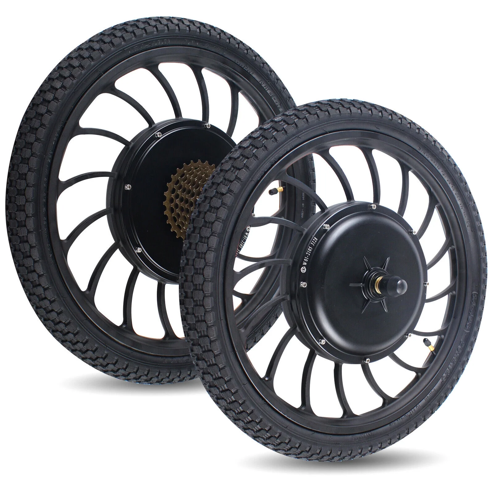 Ebike Electric Bicycle Conversion Kit 20" E-Bike Rear Hub Motor Wheel