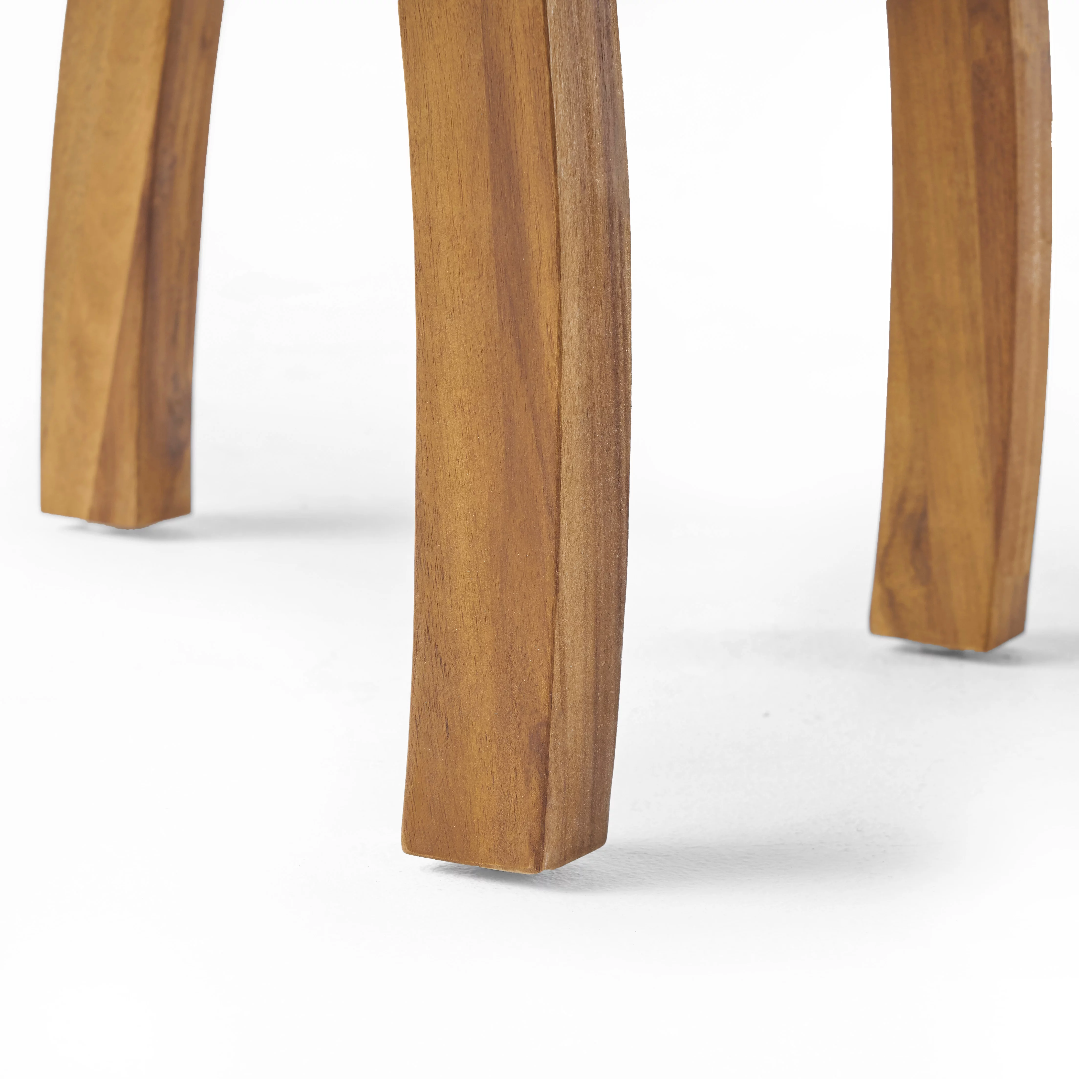 Noble House Arcadia Outdoor Acacia Wood Rocking Chair and Side Table Set Teak