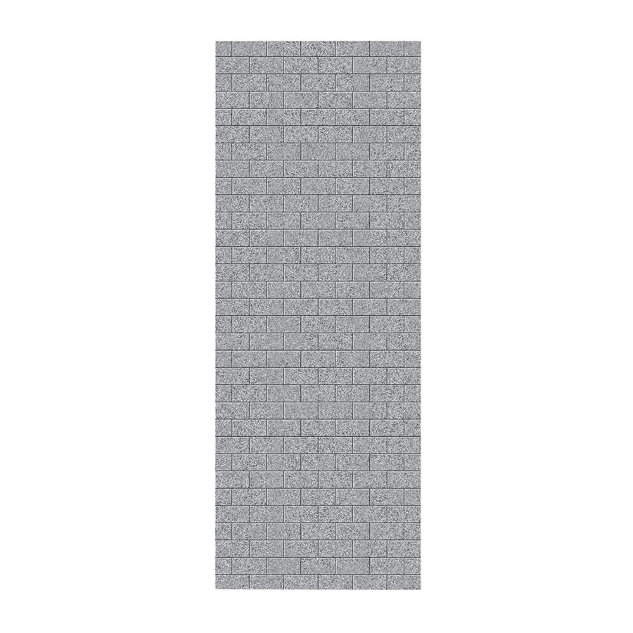 Swan Solid Surface 36-in x 96-in Shower Wall Panel in Gray Granite - Avayadevconnect