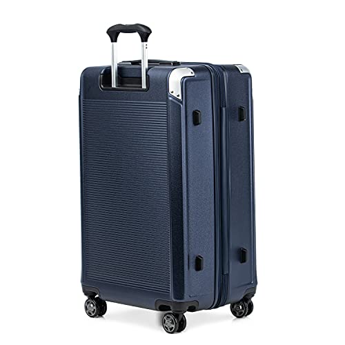 Travelpro Platinum Elite Hardside Expandable Carry on Luggage, 8 Wheel Spinner, TSA Lock, Hard Shell Polycarbonate Suitcase, Metallic Sand, Compact Carry on 20-Inch