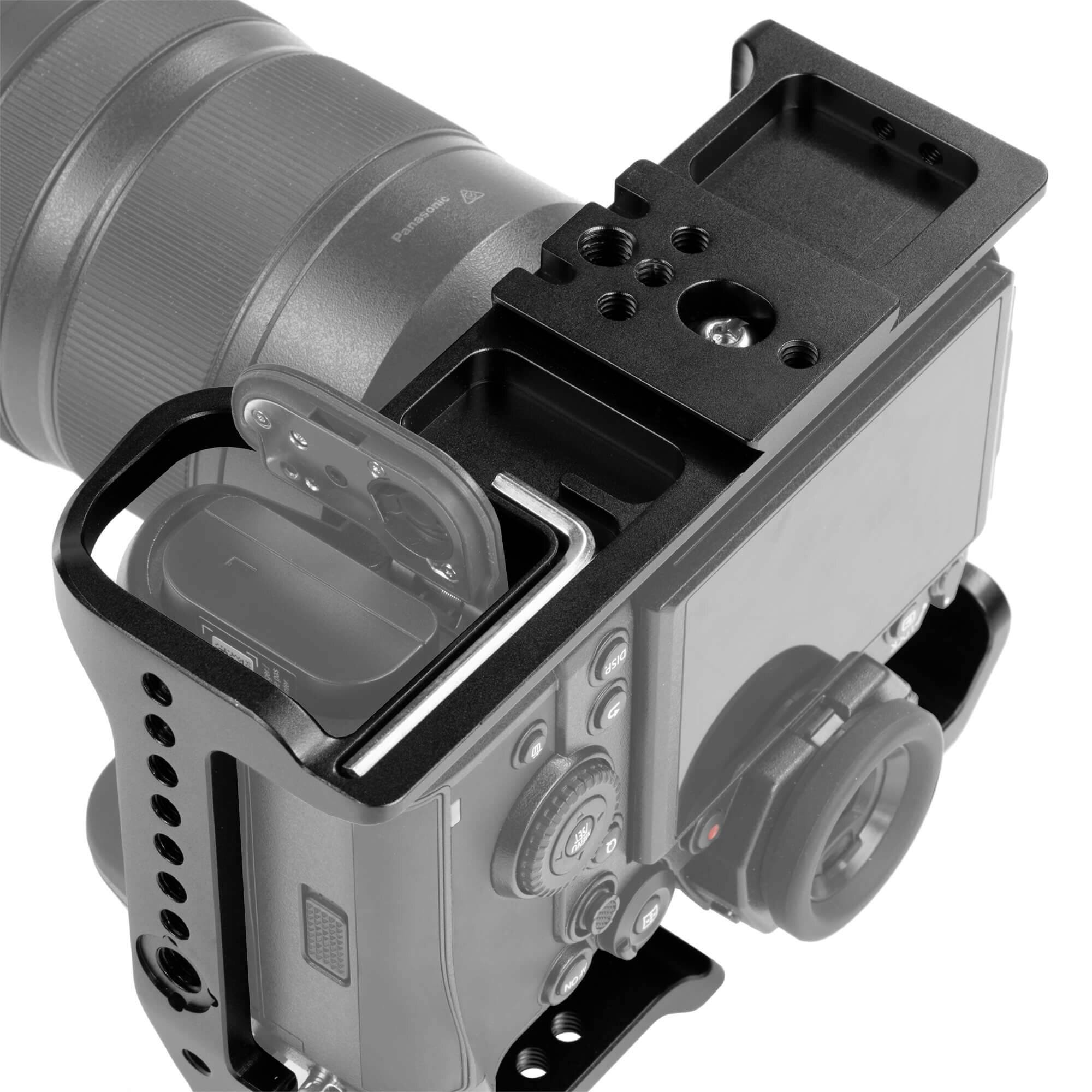 Shape Cage with Top Handle for Panasonic Lumix S1/S1R Cameras